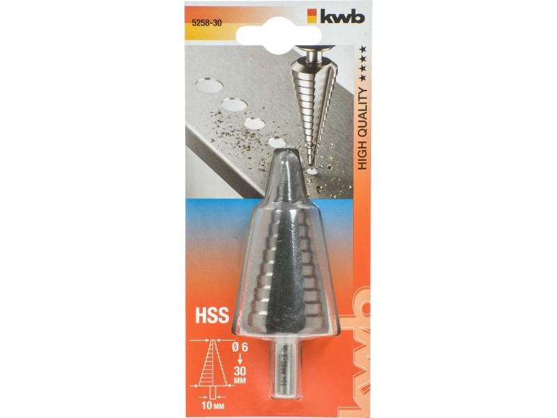 kwb Stufenbohrer HSS 6-30 mm