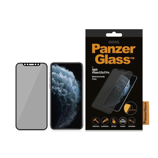 Panzerglass Displayschutz Case Friendly Privacy iPhone X/XS/11 Pro
