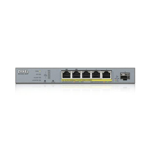 Zyxel PoE+ Switch GS1350-6HP 5 Port