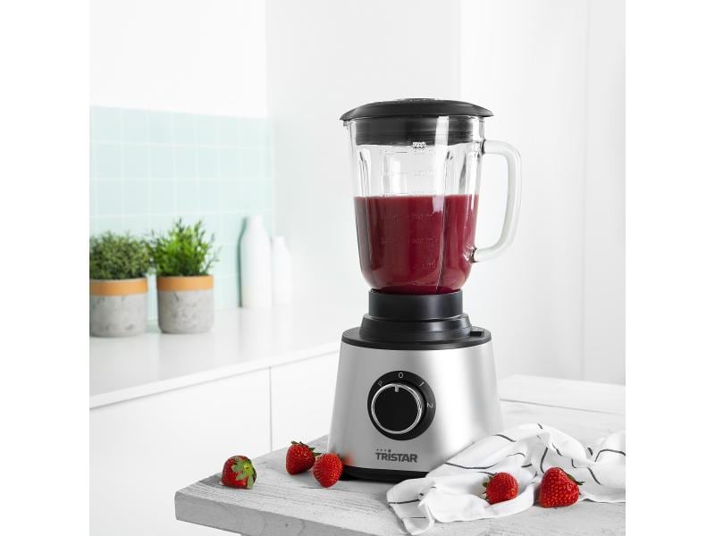 Tristar Küchenmaschine MX-4823 Edelstahl/Schwarz/Transparent