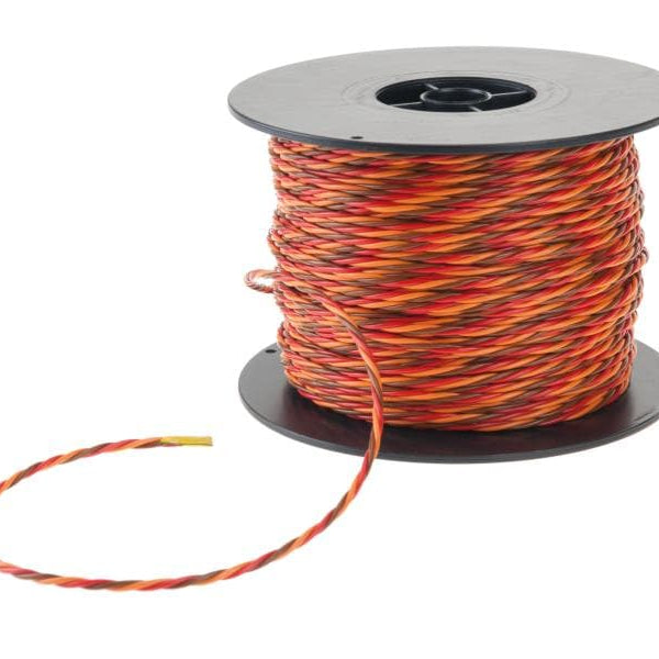 Muldental Servokabel verdrillt JR/Graupner 0,34 mm² 100 m Ohne zu Ohne