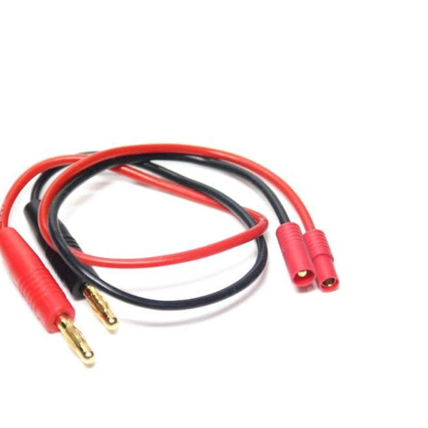 EP Ladekabel 4 mm Bananenstecker zu 3.5 mm Goldstecker