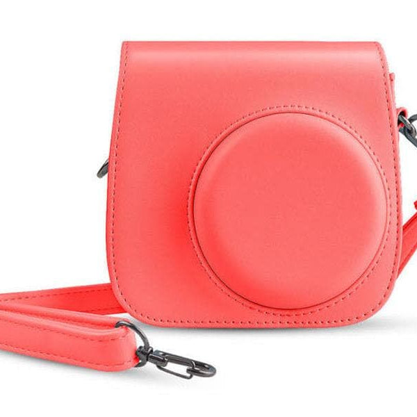 Fujifilm Lederhülle + Tragegurt für Instax Mini 8 - rot