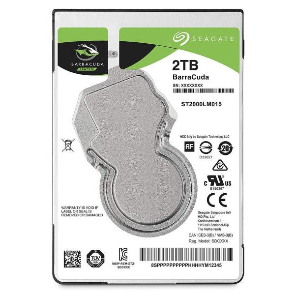 Seagate BarraCuda Mobile - 2TB - 2.5