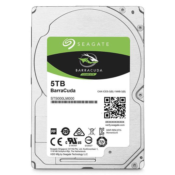 Seagate BarraCuda Mobile - 5TB - 2.5