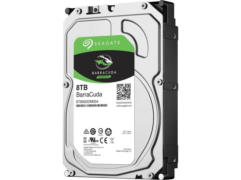 Seagate BarraCuda - 8TB - 3.5", SATA, 5.4k, 256MB