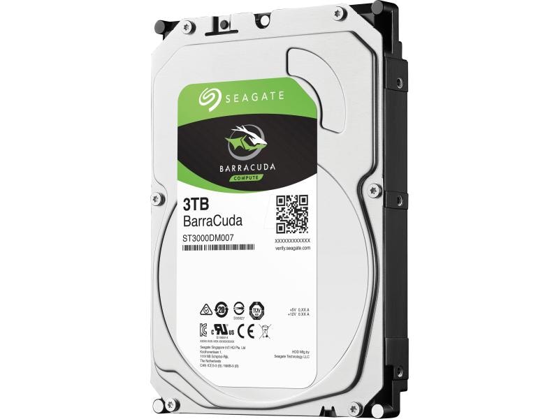 Seagate BarraCuda - 3TB - 3.5", SATA, 5.4k, 256MB
