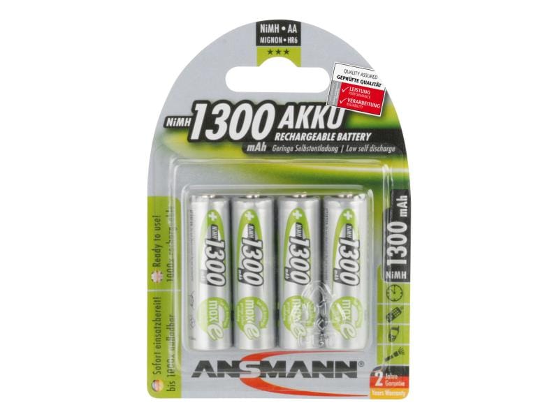 Ansmann Akku 4x AA 1300 mAh