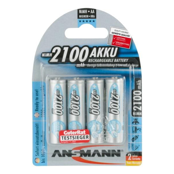 Ansmann Akku 4x AA 2100 mAh