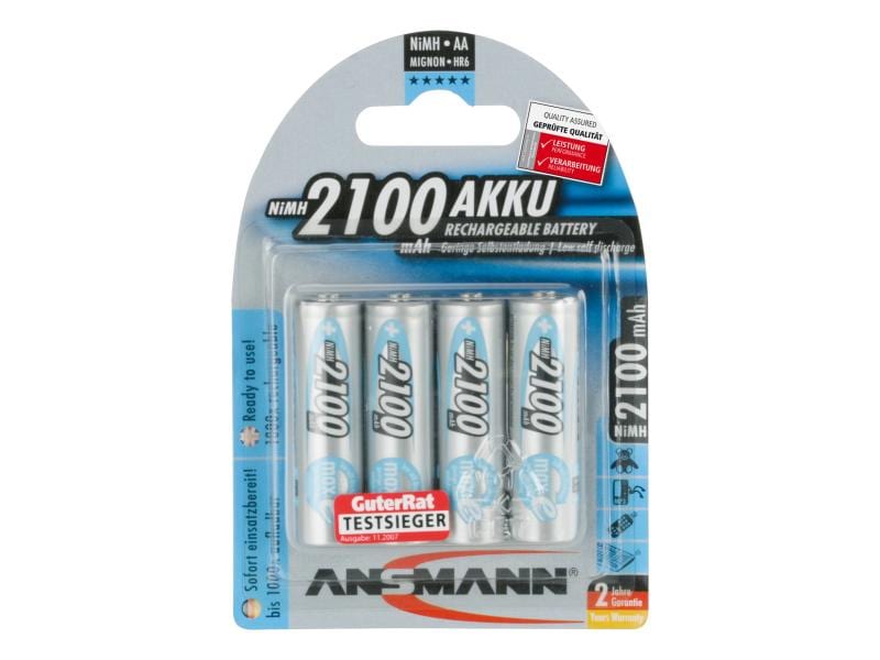 Ansmann Akku 4x AA 2100 mAh