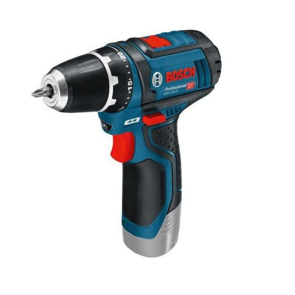 Bosch Professional Akku-Bohrschrauber GSR 12 V-15 + L-Boxx Clic&go Solo