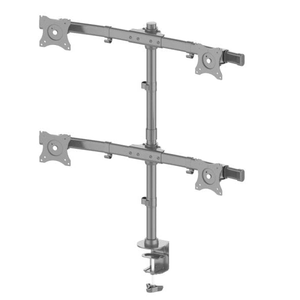 Multibrackets Tischhalterung Basic Quad bis 8 kg – Schwarz