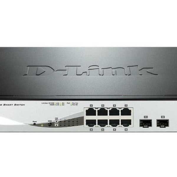 D-Link PoE Switch DGS-1210-08P 10 Port