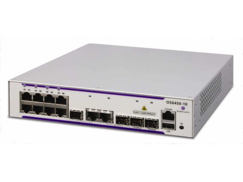 Alcatel-Lucent Switch OmniSwitch OS6450-10 10 Port