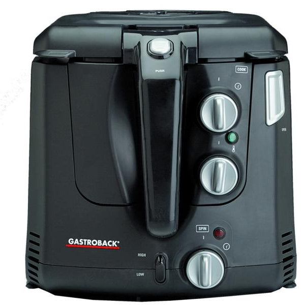 Gastroback Fritteuse Vita-Spin , Schwarz