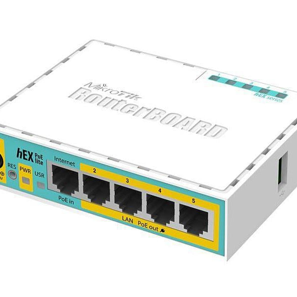 MikroTik VPN-Router hEX PoE lite RB750UPR2