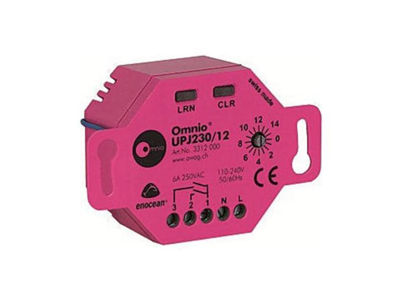 Omnio Funk-UP-Jalousieaktor EnOcean UPJ230/12 1-Kanal