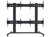 Multibrackets TV-Trolley Video Wall Stand 4-Screens 9710 Schwarz