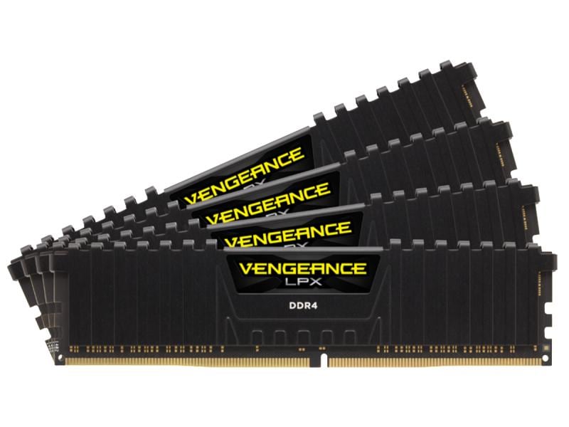 Corsair Vengeance LPX, DDR4, 64GB (4 x 16GB), 3000MHz - schwarz