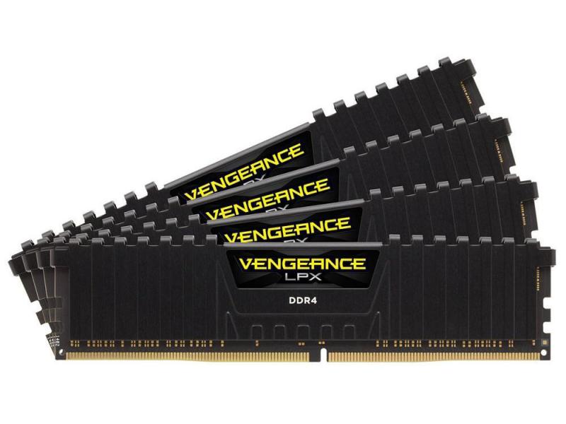 Corsair Vengeance LPX, DDR4, 64GB (4 x 16GB), 2666MHz - schwarz