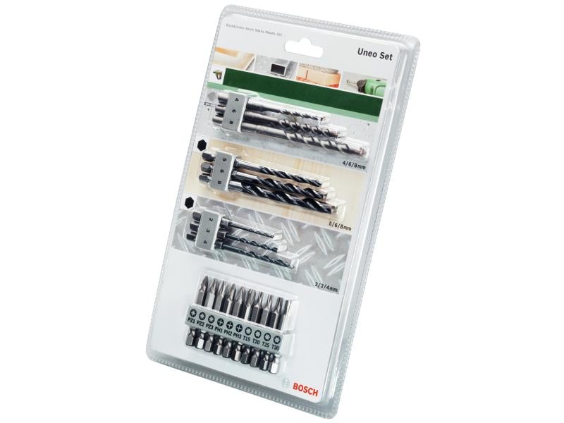 Bosch Bohr- und Bitset SDS-Quick 19-teilig