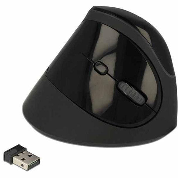 Delock Ergonomische Maus 12599 USB kabellos
