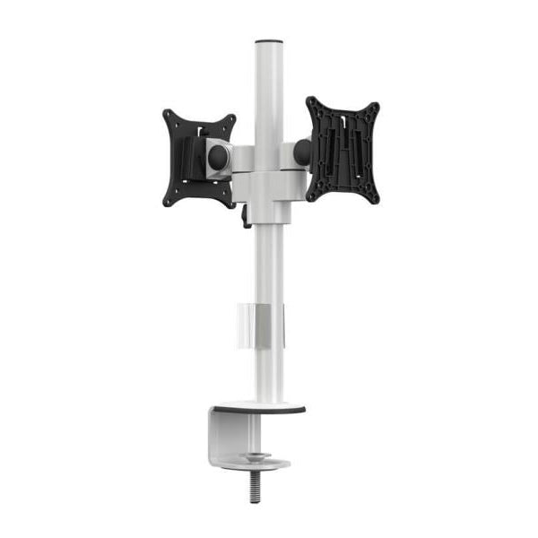Multibrackets Tischhalterung Officeline Dual B2B bis 8 kg – Weiss