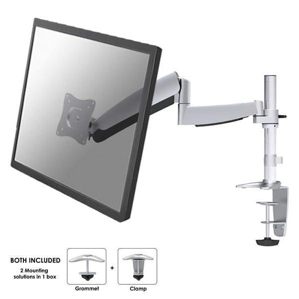 NEOMOUNTS Tischhalterung FPMA-D950 bis 9 kg – Silber