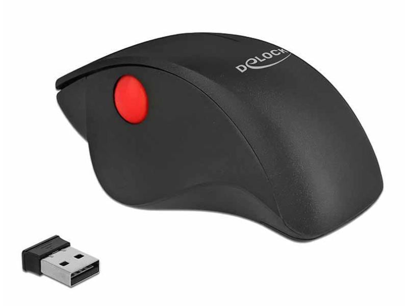 Delock Ergonomische Maus 12598 USB kabellos