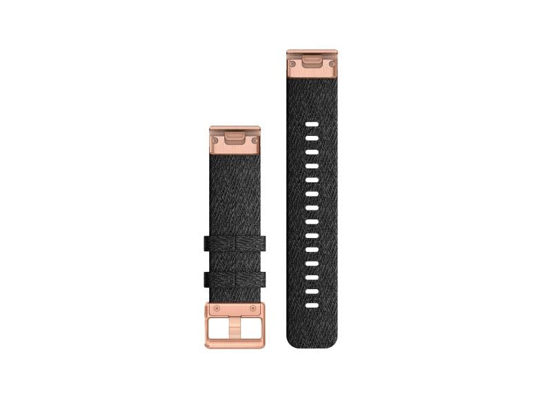 GARMIN Armband QuickFit, 20 mm Nylon/Gold/Rosa/Schwarz