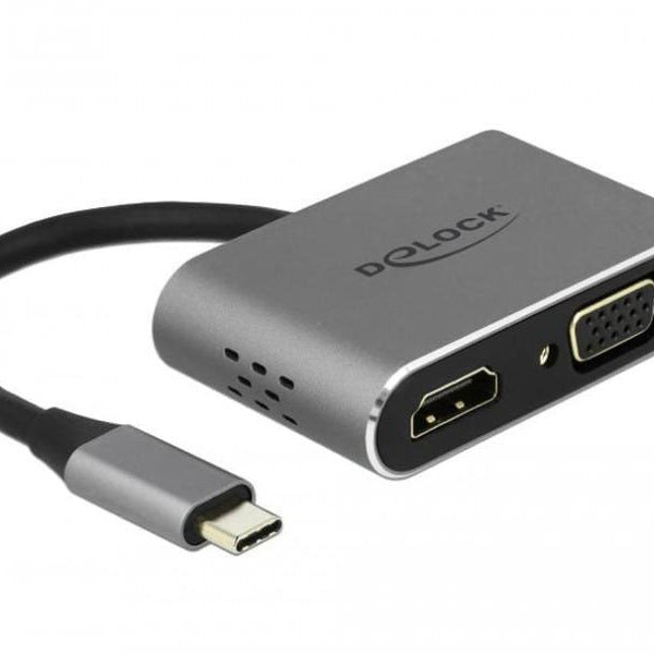 Delock Dockingstation USB 3.1 Typ-C - HDMI/VGA/USB-A/USB-C/PD
