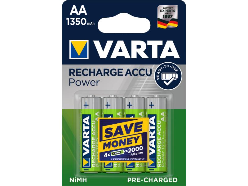 Varta Akku 4x AA 1350 mAh 1350 mAh