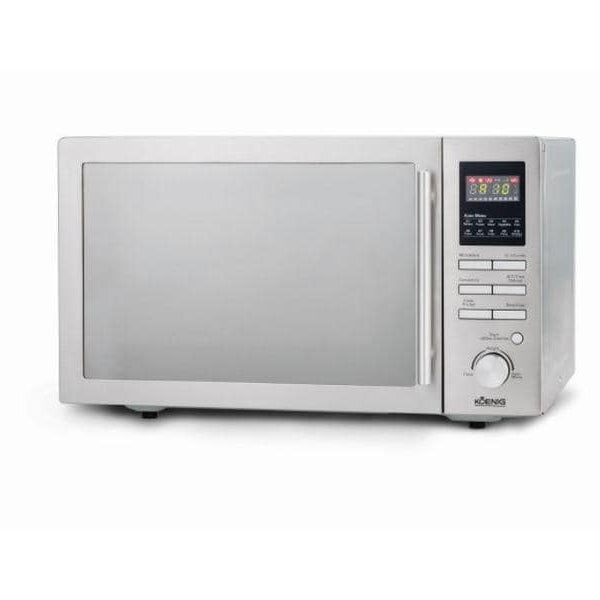 Koenig Mikrowelle mit Grill 3-in-1 Silber