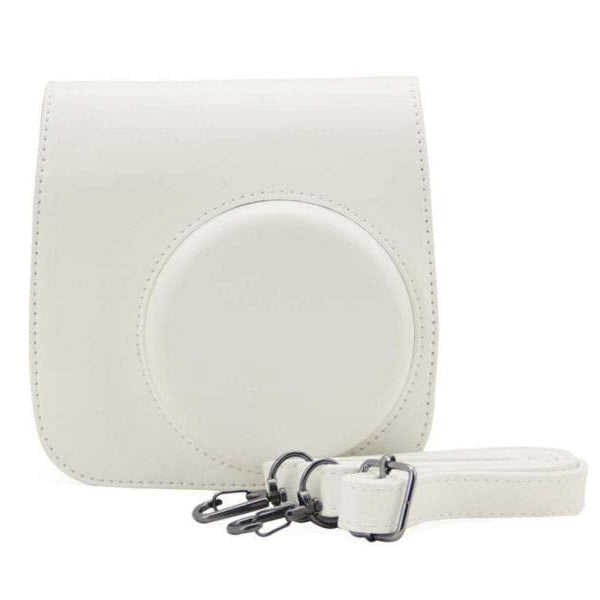 Fujifilm Lederhülle + Tragegurt für Instax Mini 8 - weiss