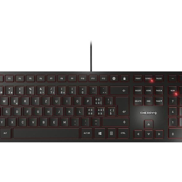 Cherry Tastatur KC 6000 Slim CH-Layout Schwarz