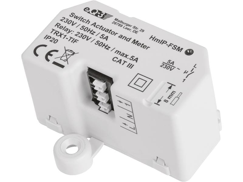 HomeMatic IP Schalt-Mess-Aktor 1-fach Für Unterputzmontage