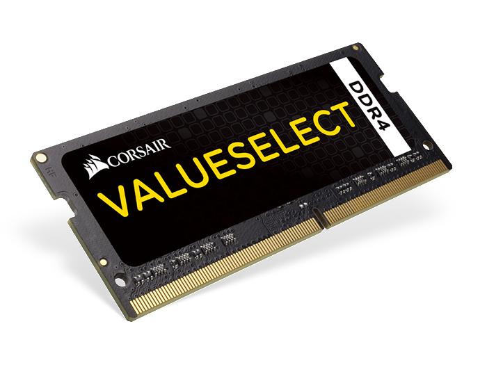 Corsair ValueSelect, SO-DIMM, DDR4, 16GB, 2133MHz