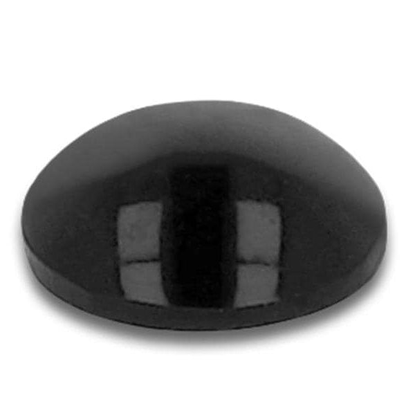 Delock Gummifüsse 10 x 3mm rund, selbstklebend, 50 Stück, schwarz
