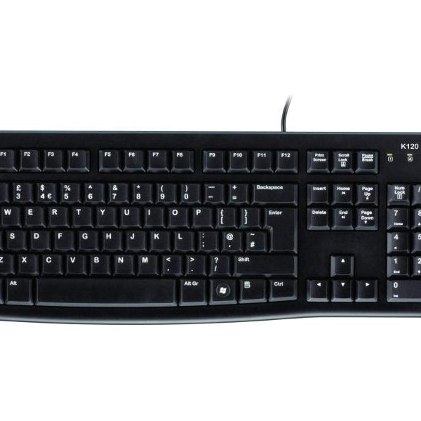 Logitech Tastatur K120 Business US-Layout