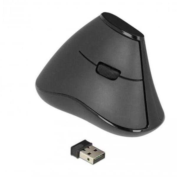 Delock Ergonomische Maus 12622 Silent USB kabellos