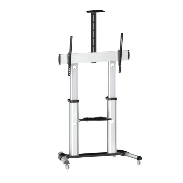 PureMounts TV-Trolley PDS-0011C Schwarz/Silber