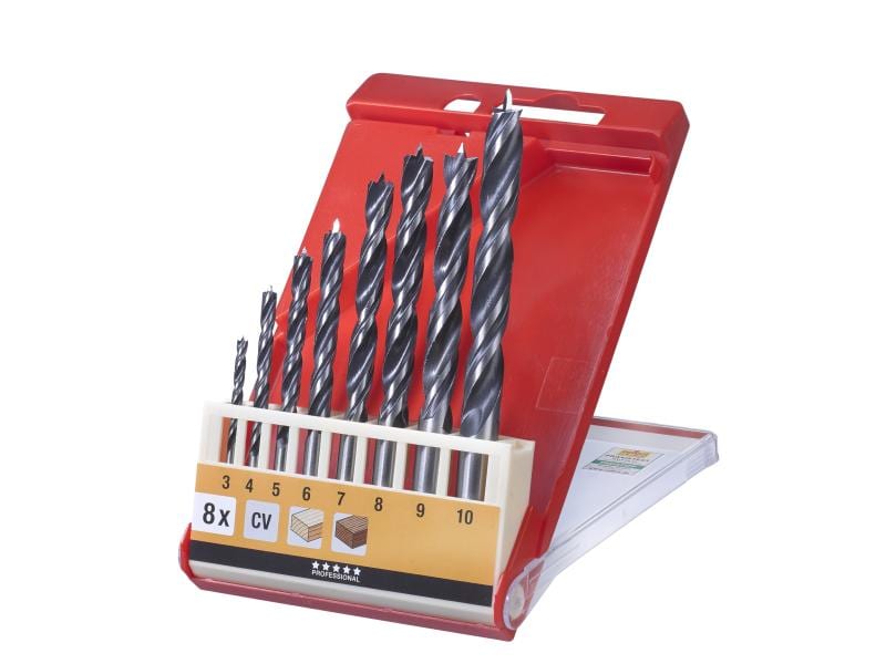 kwb Holzbohrer-Set CV 3-10 mm 8-teilig