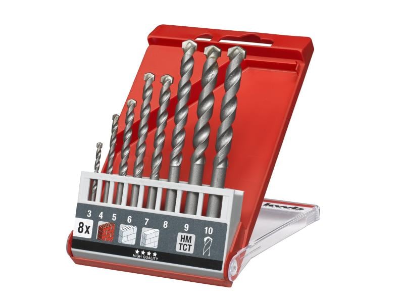 kwb Steinbohrer-Set 3-10 mm 8-teilig