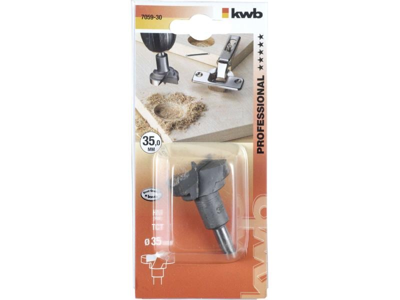 kwb Scharnierlochbohrer HM 35 mm