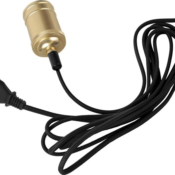 Star Trading Pendelleuchte CLASSICAL Schwarz / Messing