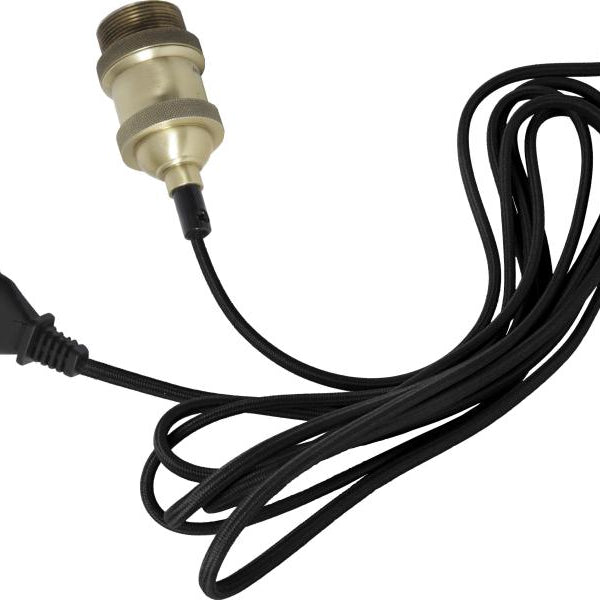 Star Trading Pendelleuchte ARCHAIC Schwarz / Gold