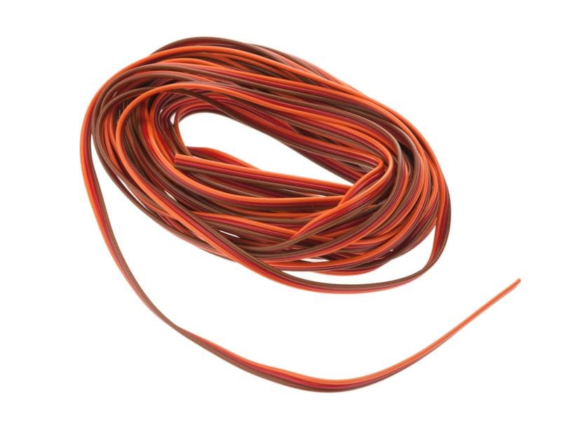 Muldental Servokabel JR/Graupner  0,14 mm² 5 m ohne Stecker/Buchse