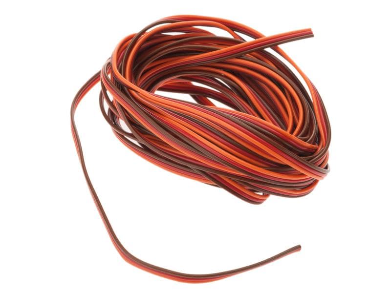 Muldental Servokabel JR/Graupner 0,25 mm² 5 m ohne Stecker/Buchse