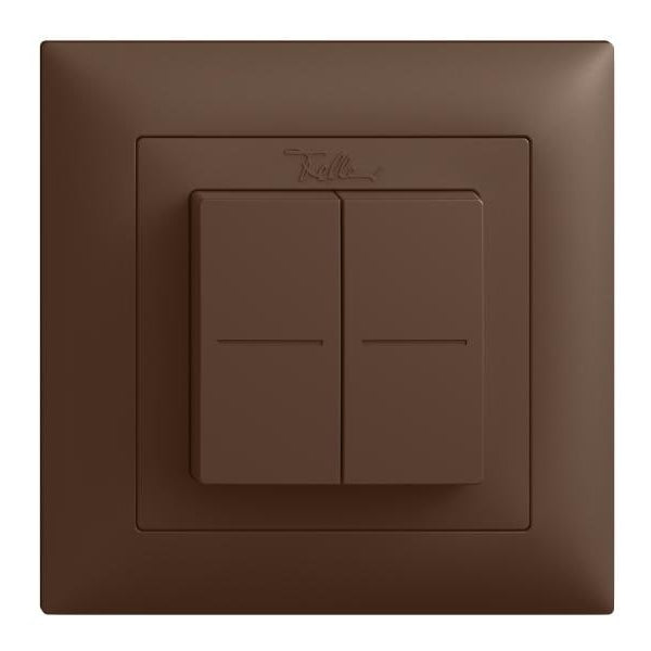 Feller EDIZIOdue Smart Light Control for Philips Hue - braun