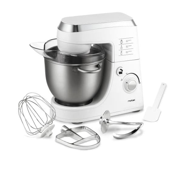 Rotel Küchenmaschine Power Mix 441 Silber/Weiss